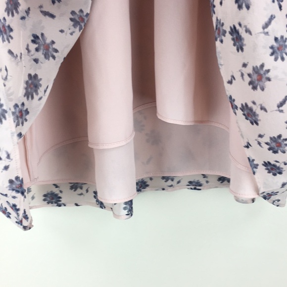 Joie Marelle Pink Silk Floral Tie Waist Dress NWT - Picture 9 of 14